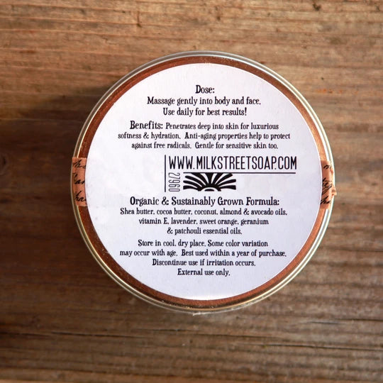 FRENCH LINEN PATCHOULI VEGAN SHEA BODY BUTTER