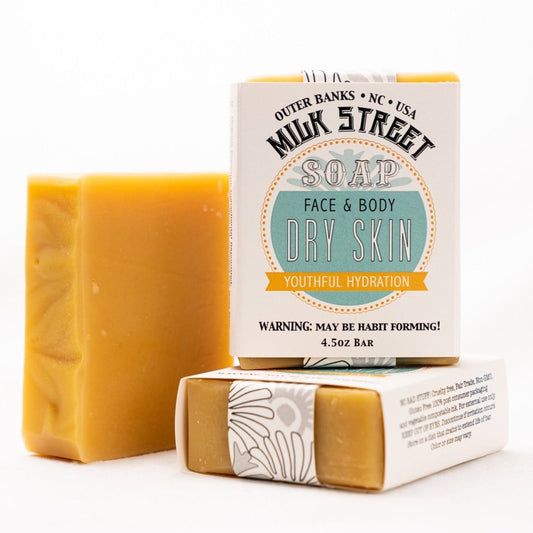 DRY SKIN BAR - Lavender & Raw Honey GOAT MILK Specialty Soap Bar