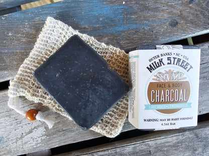 CHARCOAL DETOX- Lavender & Lemongrass VEGAN Specialty Soap Bar