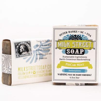 PieCAR MINT - Minty Lavender GOAT MILK Soap Bar
