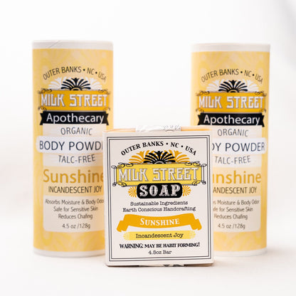 SUNSHINE - LEMONGRASS VEGAN Deodorizing Body Powder